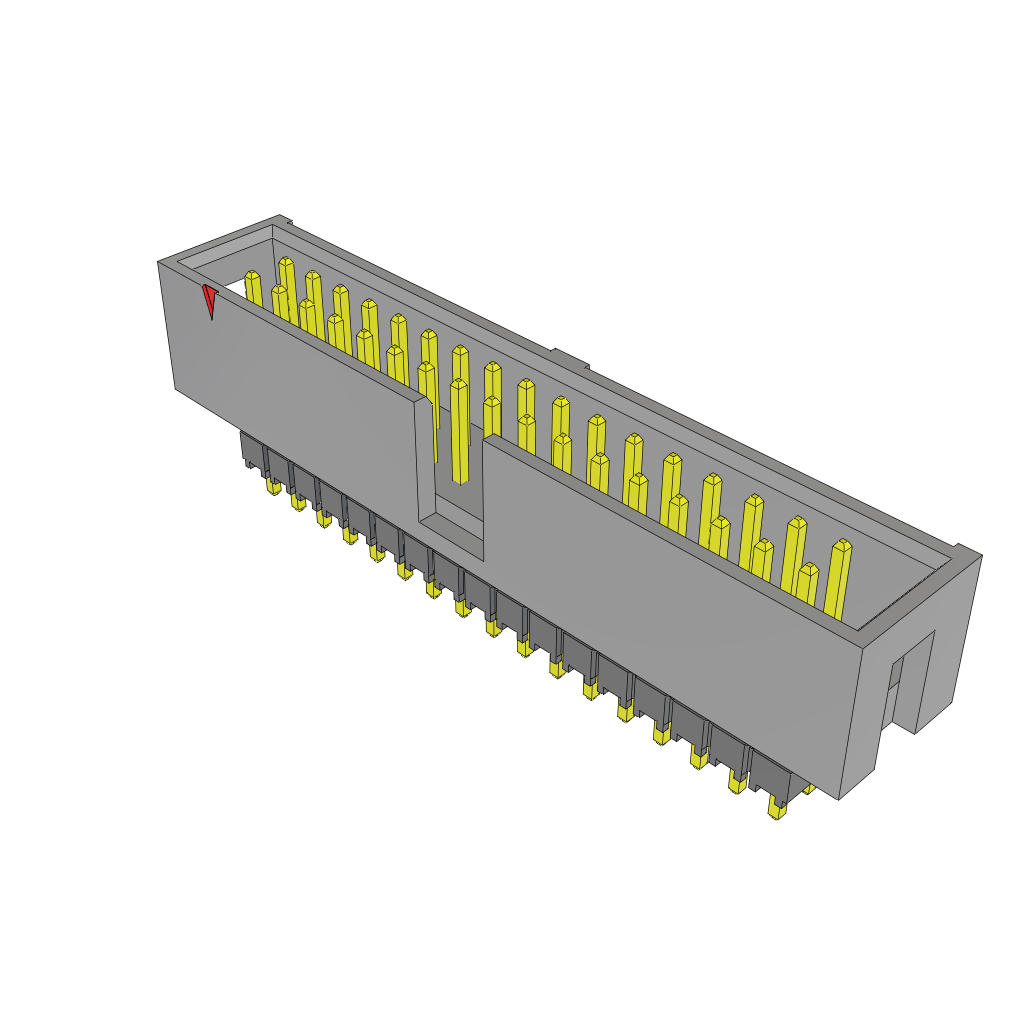 Samtec-ZST-117-01-L-D-535 Steckverbinderleisten und Leiterplattenbuchsen Conn Elevated Shrouded Header HDR 34 POS 2.54mm Solder ST Thru-Hole Bulk