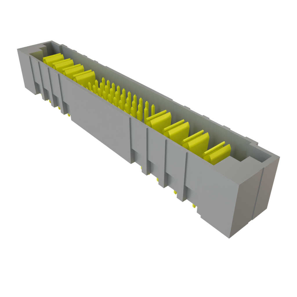 Samtec-PETC-04-40-04-01-S-VT-LC Steckverbinderleisten und Leiterplattenbuchsen Conn Shrouded Header (4 Sides) HDR 8Power/40Signal POS 6.35mm/2.54mm Solder ST Top Entry Thru-Hole PowerStrip™ Tray