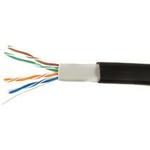 Alpha Wire-74010 BK002 Kabel, Mehrleiter Multi-Conductor Cable 23AWG 8Conductors Bare Copper