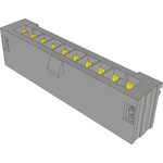 Conn Wire to Board HDR 10 POS 2.54mm Solder RA Side Entry SMD Mini Mate® Tube