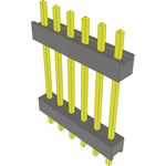 Conn Board Stacker HDR 6 POS 2.54mm Solder ST Top Entry Thru-Hole Bulk