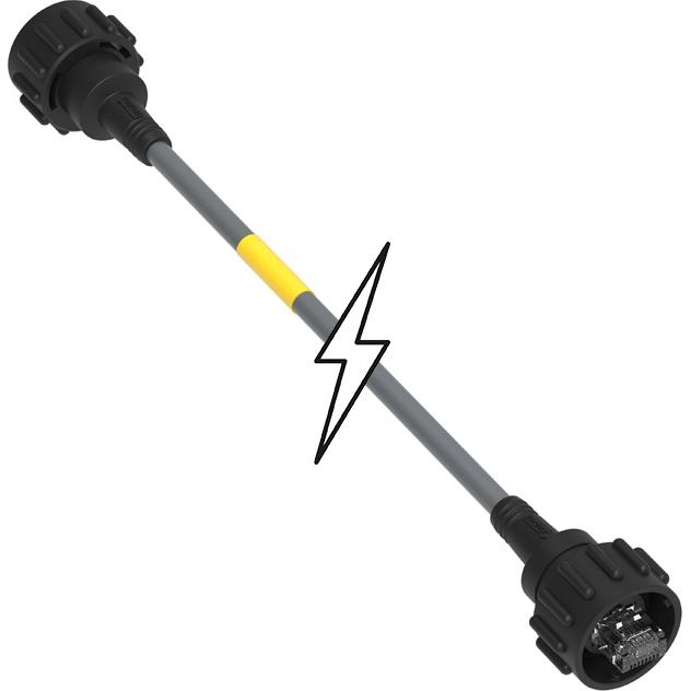 Molex-84702-1010 null Cable Assembly Shielded PVC 3.05m 24AWG RJ-45 to RJ-45 8 to 8 POS M-M Crimp-Crimp Brad/RJ-Lnxx Bag