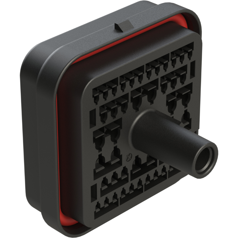 Amphenol-ARB12-48PDR-L018 矩形连接器 48 Position Receptacle With Flange, Reduced Diameter Seal