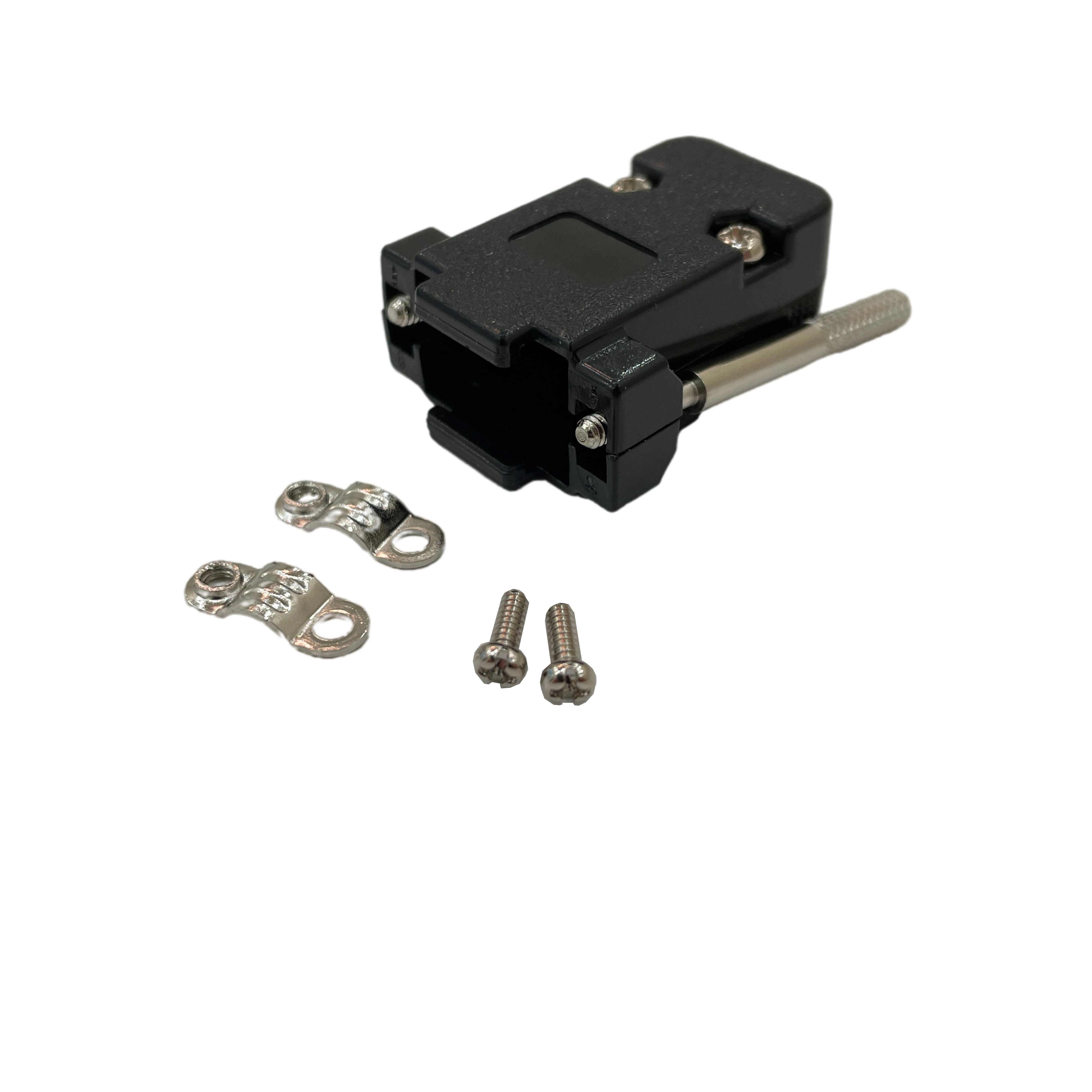 ADAM TECH-DB25-HD-PN-TS Schrumpfbalgenadapter Hood 180° B Shell Size Chrome Plastic