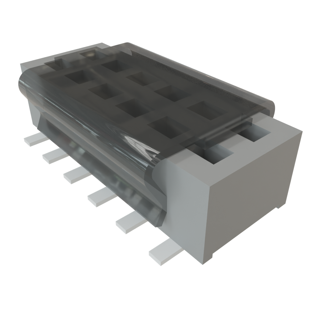 Samtec-CLP-106-02-F-D-BE-A-P Cabezales del conector y receptáculos PCB Conn Socket Strip SKT 12 POS 1.27mm Solder ST SMD Tube