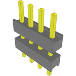 Conn Board Stacker HDR 4 POS 2.54mm Solder ST Top Entry Thru-Hole Bulk