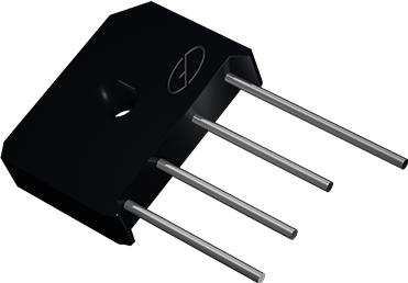 Good-Ark Semiconductor-KBU4D Brückengleichrichter Rectifier Bridge Diode Single 200V 4A 4-Pin