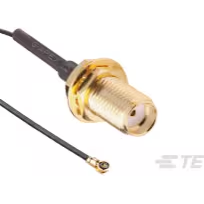 TE Connectivity-CSJ-SGFB-200-MHF4 同轴电缆组件 Cable Assembly 0.81mm Cable 0.2m SMA to MHF4 F-PL