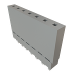 Conn Elevated Socket SKT 7 POS 2.54mm Solder ST Top Entry Thru-Hole Tube