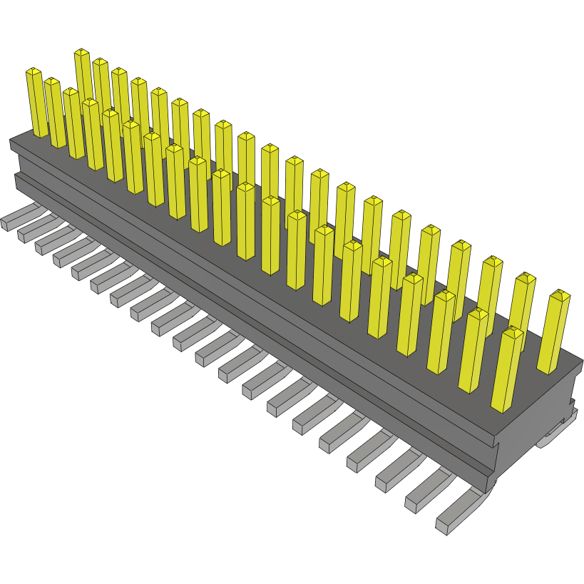 Samtec-FTR-120-03-S-D Steckverbinderleisten und Leiterplattenbuchsen Conn Unshrouded Header HDR 40 POS 1.27mm Solder ST Top Entry SMD Tube