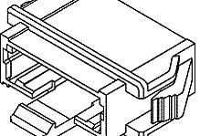 Molex-55482-1319 连接器插头及 PCB 插座 Conn Wire to Wire Adapter M/M 13 POS 1.25mm ST Panel Mount Mini Mi II Bag