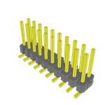 Conn Unshrouded Header HDR 20 POS 2.54mm Solder ST Top Entry SMD Tube