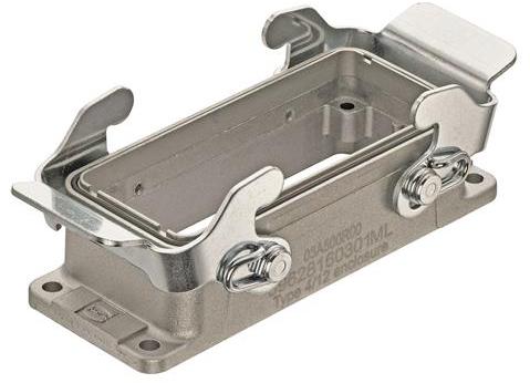 HARTING-09628160301ML Schrumpfbalgenadapter Hood 180° 16 Shell Size Aluminum Die Cast