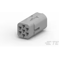 TE Connectivity-2822343-4 Carcaza de cables discretos de conector Mini Mlc Plug Hsg Assy 7P