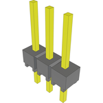 Conn Unshrouded Header HDR 3 POS 2.54mm Solder ST Top Entry Thru-Hole Bulk