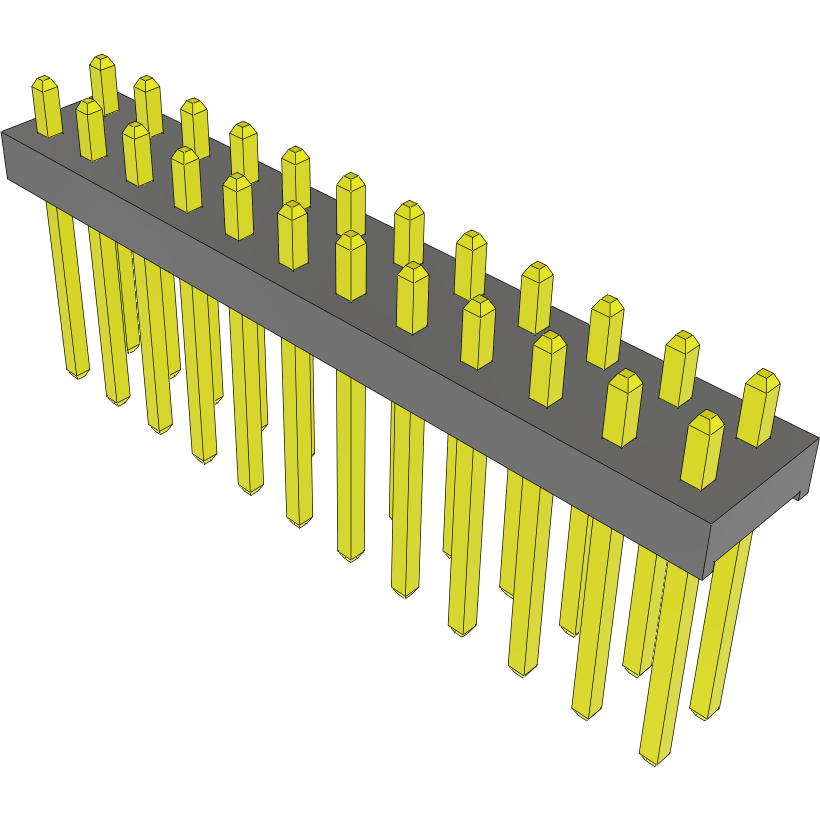 Samtec-MTMM-112-06-L-D-065 Piastre connettori e prese PCB Conn Unshrouded Header HDR 24 POS 2mm Solder ST Top Entry Thru-Hole Bulk