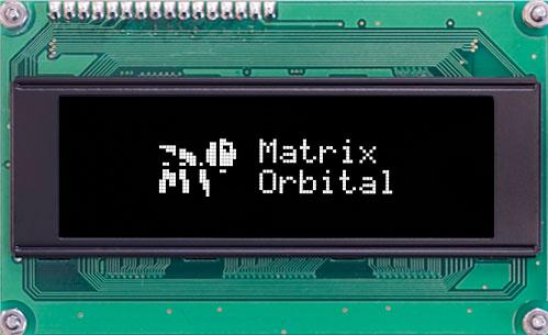 Matrix Orbital-OK204-25-OW OLED Display Modules Organic Light Emitting Diode Display