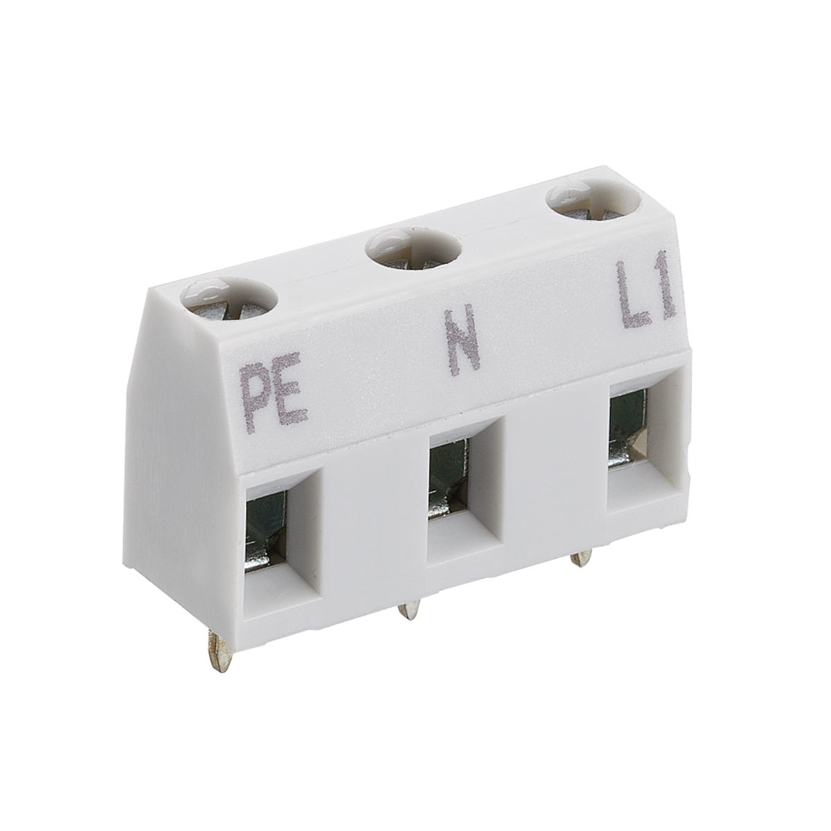 Belden-KREN 03 BEDR. Steckverbinder, Klemmenblöcke Conn Terminal Block 3 POS 10mm Solder ST Thru-Hole 15A Box