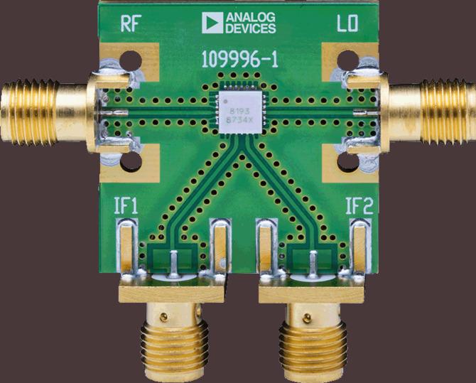 Analog Devices-EV1HMC8193LC4 Cartes et kits de développement RF/sans fil HMC8193LC4 Up-Down Converter and Mixer Evaluation Board