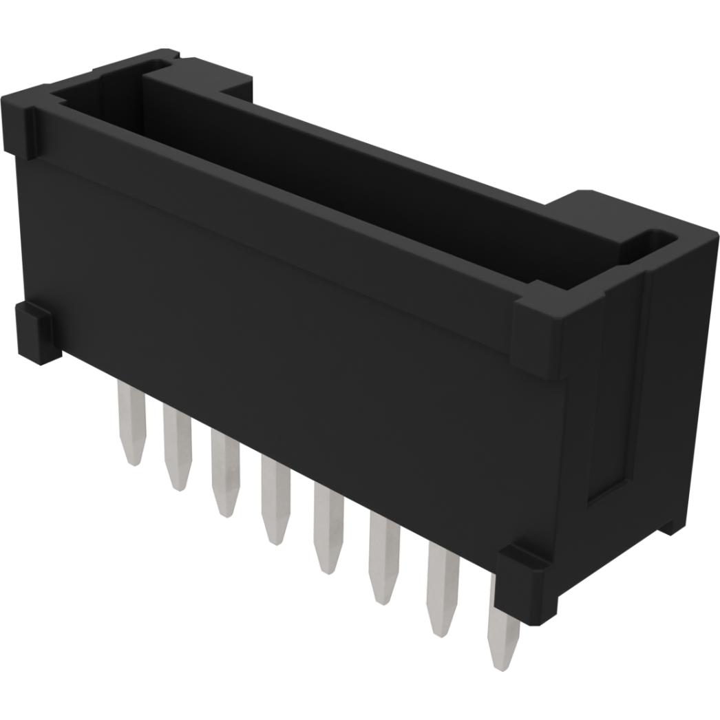 Molex-2200970871 连接器插头及 PCB 插座 1.25mm Pitch, Micro Lock Plus PCB Header, Single Row, Vertical, Through Hole, Tin-Bismuth Plating, Positive
