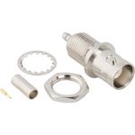 Conn BNC 0Hz to 4GHz 50Ohm Crimp ST Panel Mount RCP Gold