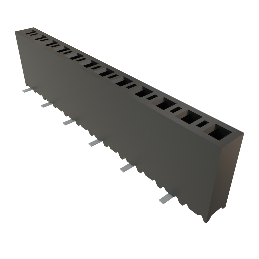Samtec-TSM-112-02-L-SV Connector Headers and PCB Receptacles Conn Unshrouded Header HDR 12 POS 2.54mm Solder ST Top Entry SMD Tube