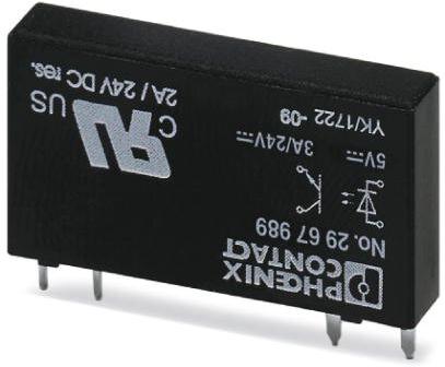 PHOENIX CONTACT-2967989 Relé de estado sólido Relay SSR 9mA 1.2V DC-IN 33V DC-OUT 4-Pin