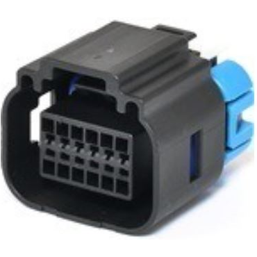 Delphi-13678639 Einzeladersteckverbinder, Gehäuse Conn Housing RCP 12 POS Crimp ST Cable Mount Black Bag Automotive