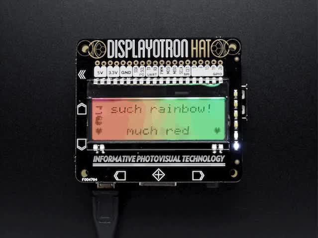Adafruit Industries-Pimoroni Display-O-Tron HAT | 2694 Misc Products Pimoroni Display-O-Tron Hat