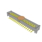 Conn Shrouded Header HDR 34 POS 2mm Solder ST Top Entry SMD T/R