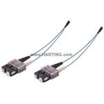 HARTING-33012410010006 Glasfaserkabel-Baugruppen Cable Assembly Fiber Optic 1m Duplex SC to Duplex SC 2 to 2 POS PL-PL