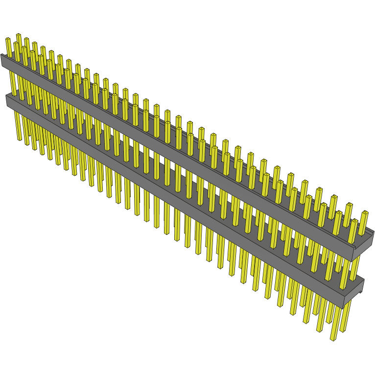 Samtec-EW-32-11-S-D-460 连接器插头及 PCB 插座 Conn Board Stacker HDR 64 POS 2.54mm Solder ST Top Entry Thru-Hole Bulk