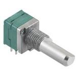 ALPS ALPINE CO., LTD-RK0971210Z2M Widerstandstrimmern, Potenziometern und Regelwiderstande Res POT 20K/20K Ohm 20% 0.05W(1/20W) 1(Elec)/1(Mech)Turn 6mm (29.55 X 9.5 X 11.35mm) Pin Panel Mount/Through Hole Tray