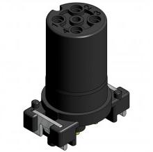 CONEC-43-01849 Conector circular Conn M12 Circular SKT 5 POS Solder ST SMD 5 Terminal 1 Port Bulk