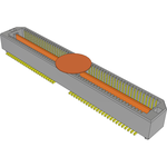 Conn High Speed Terminal Strip HDR 100 POS 0.635mm Solder ST SMD Tray