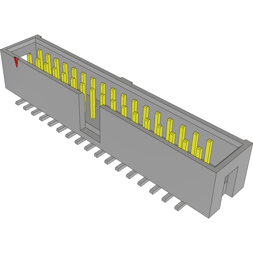 Samtec-HTST-117-01-L-DV Piastre connettori e prese PCB Conn Shrouded Header (4 Sides) HDR 34 POS 2.54mm Solder ST Top Entry SMD Tube