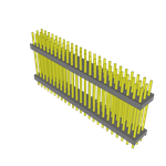 Conn Board Stacker HDR 72 POS 2.54mm Solder ST Top Entry Thru-Hole Bulk