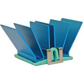 Advanced Thermal Solutions-ATS-X50190P-C1-R0 Kühlkörper Heat Sink Passive BGA Angle SMD Aluminum 7.7°C/W Blue Anodized