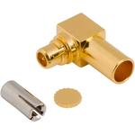 Conn MMCX 0Hz to 6GHz 50Ohm Crimp RA Cable Mount PL Gold