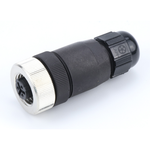 Conn M12 Circular PIN 3 POS Crimp ST Cable Mount 3 Terminal 1 Port Micro-Change®