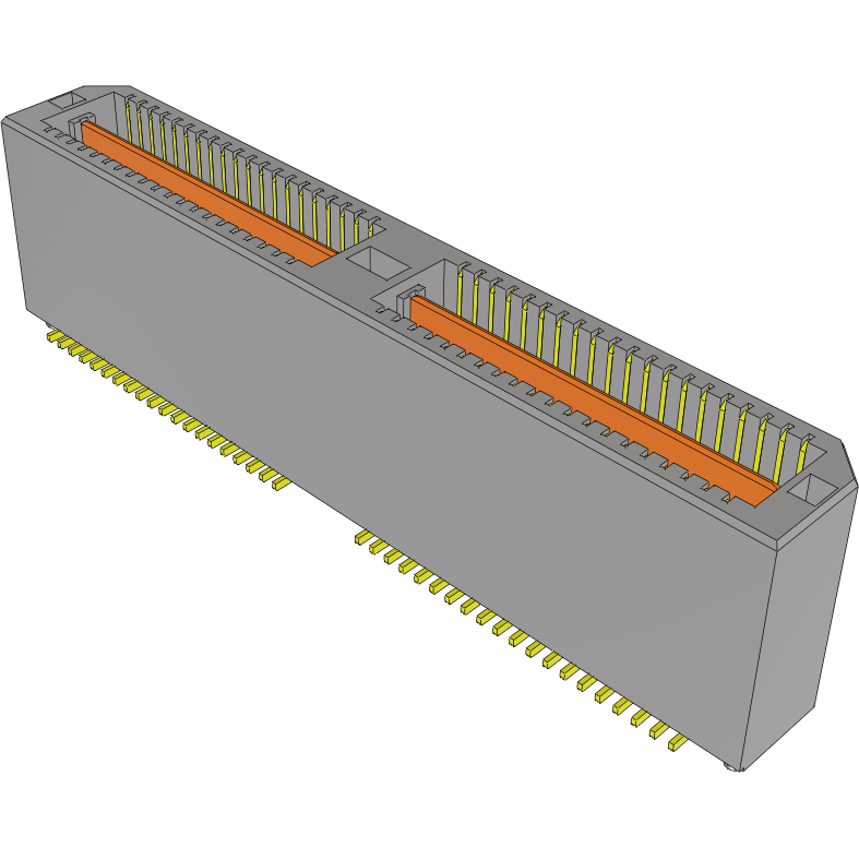 Samtec-QTE-040-03-L-D-A-TR Steckverbinderleisten und Leiterplattenbuchsen Conn High Speed Micro Plane HDR 80 POS 0.8mm Solder ST Top Entry SMD T/R