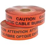 Tapes Caution Tape Aluminum Black/Red Polythylene 305m