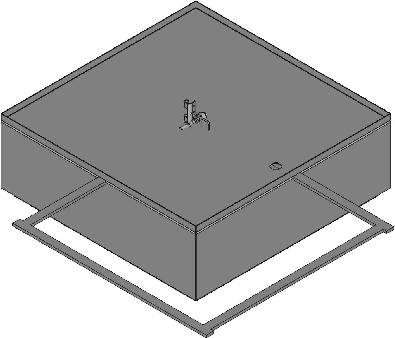Hammond Manufacturing-EN4SD20206S16 箱、罩及架 Natural Stainless Steel 316 Wall Mount Type 4X Enclosure