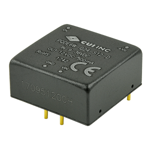 CUI Inc-PQDE6W-Q48-D5-D 直流-直流转换器和开关式调节器模块 Module DC-DC 48VIN 2-OUT -5V/5V -0.6A/0.6A 6W 9-Pin DIP Module Tube