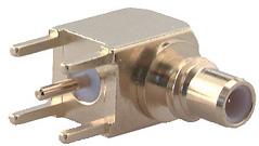 HUBER+SUHNER-85_SMC-50-0-1/111_NH RF-Steckverbinder Conn SMC 0Hz to 10GHz 50Ohm Solder RA Thru-Hole F Gold Over Nickel Bulk