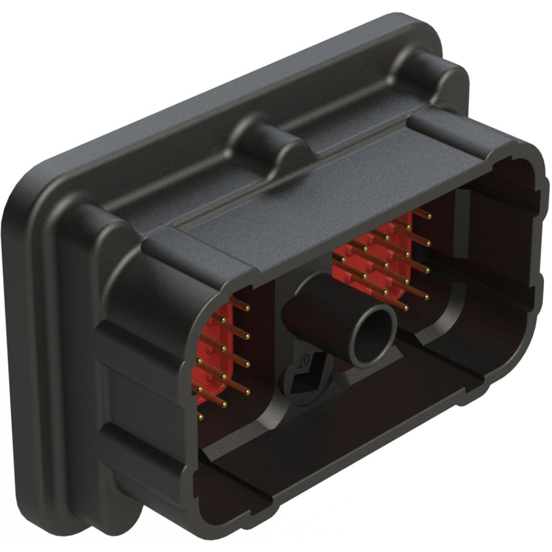 Amphenol-ARC20-60P07-BM01SP1 矩形连接器 Conn Rectangular PIN 60 POS 4.42mm Solder ST Thru-Hole