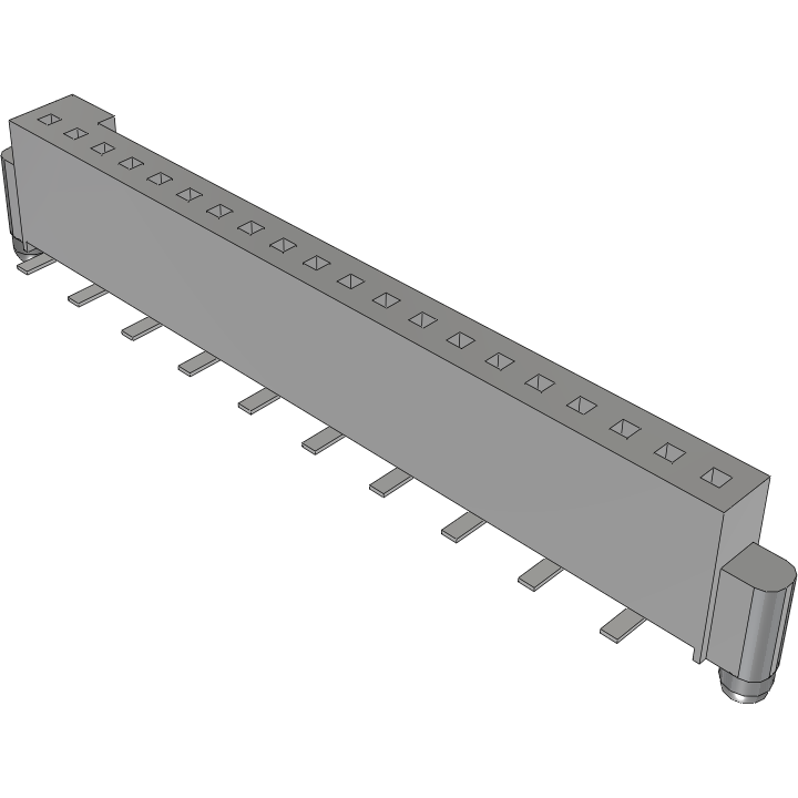 Samtec-SFM-120-02-L-S-A Connector Headers and PCB Receptacles Conn Socket Strip SKT 20 POS 1.27mm Solder ST Top Entry SMD TIGER EYE™ Tube