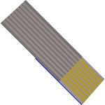 Cable Assembly 0.076m 38AWG 0.5mm 8 to 8 POS FFC Jumper to FFC Jumper M-M Premo-Flex FFC Jumper Bag