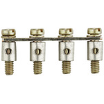 Connector Accessories Cross Connector Straight Brass Gray