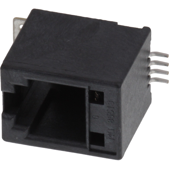 Molex-0855135116 Connector Telephone and Telecom Conn RJ-11 F 4 POS 1.27mm Solder ST SMD 4 Terminal 1 Port Cat 3 T/R